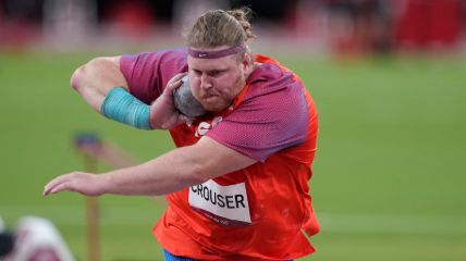 Ryan Crouser is two-time gold medal-winning shot putter.